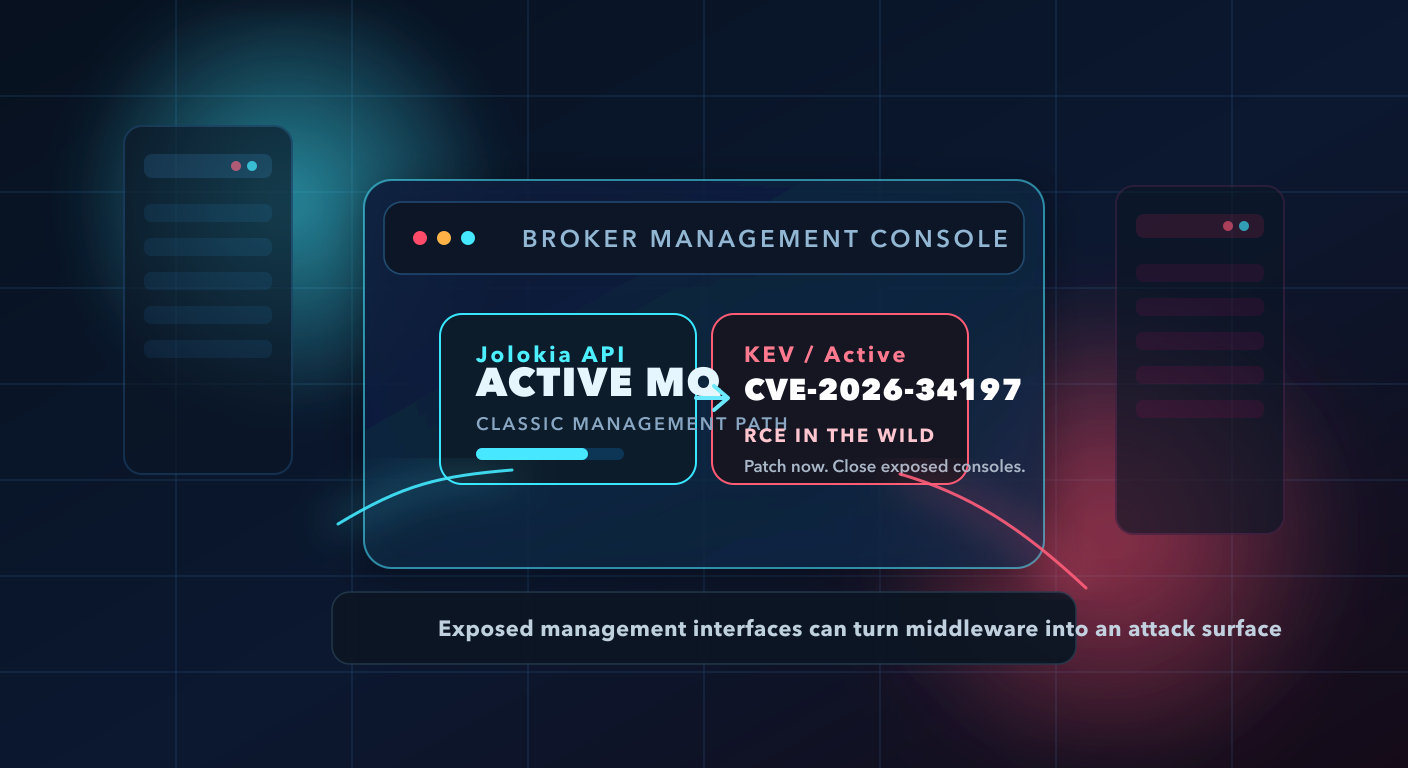 Apache ActiveMQ Classic のRCEが実戦投入 ─ CVE-2026-34197 と管理API露出の危険
